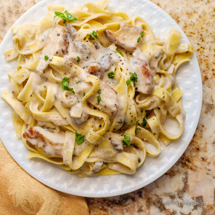 Rich & Creamy Chicken Alfredo - with Tagliatelle (300g) - Proactive Foods #