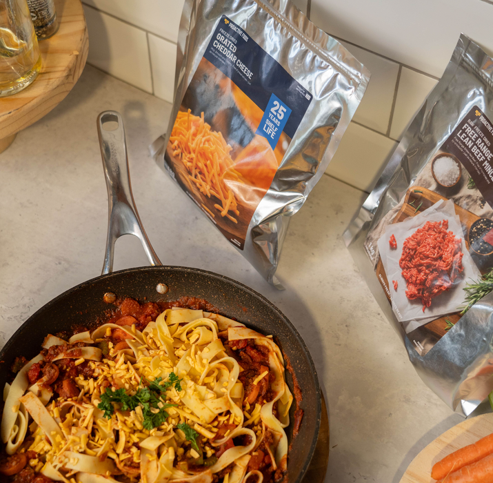 Freeze-Dried Cheddar Cheese - Grated - 1kg