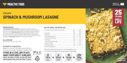 Creamy Spinach and Mushroom Lasagne - Proactive Foods 