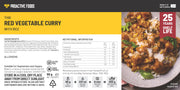 Thai Red Vegetable Curry with Rice - Proactive Foods 