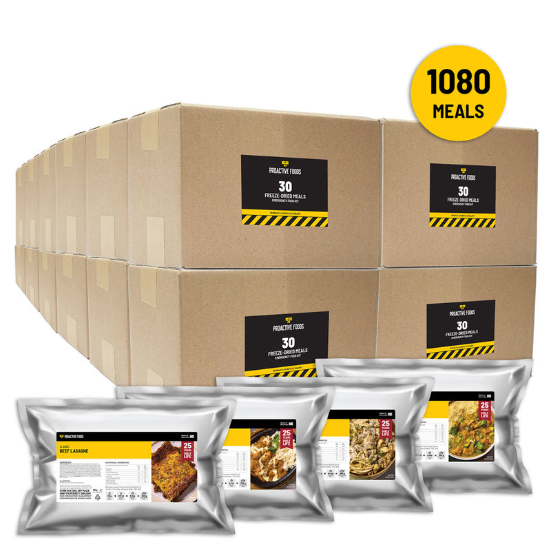 Emergency Food Kit | Mega-1080 - Proactive Foods 