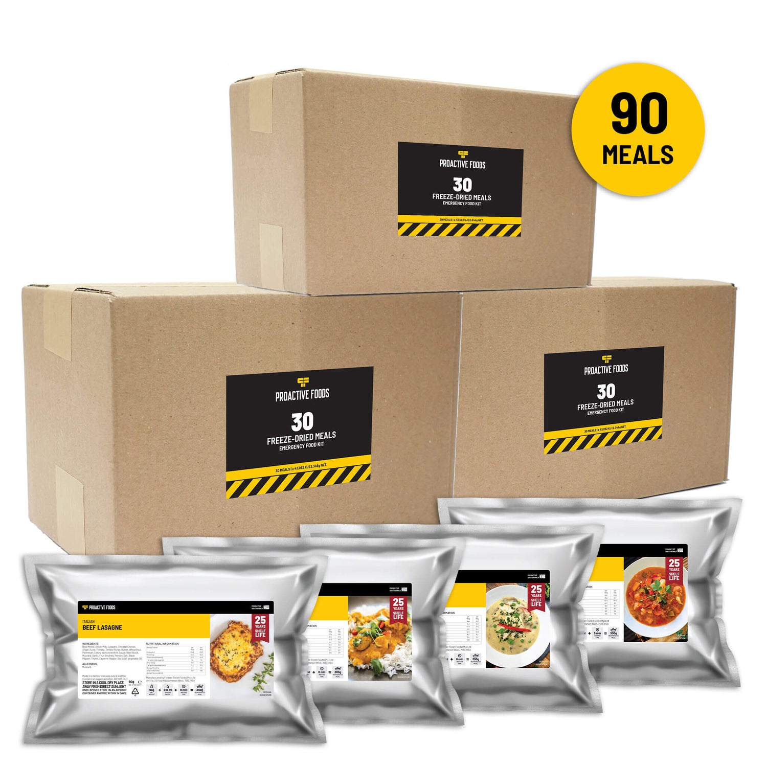 Emergency Food Kit | Serious-90 - Proactive Foods