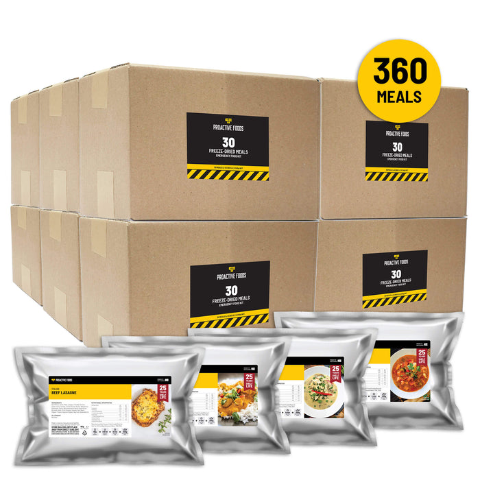 Emergency Food Kit Super360 Meals 25Year Shelf Life! — Proactive
