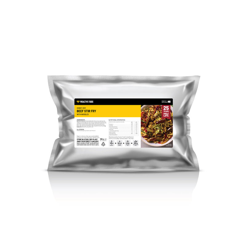 Honey Soy Beef Stir Fry with Noodles - Proactive Foods 
