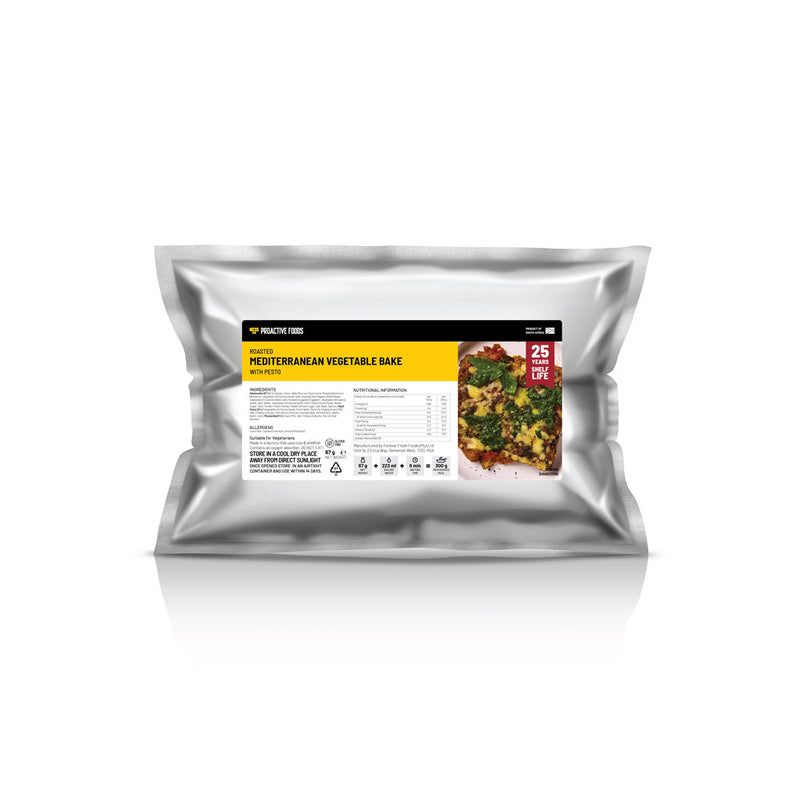 Roasted Mediterranean Vegetable Bake with Pesto - Proactive Foods 