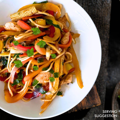 Chicken Stir Fry - with Asian Noodles (300g) - Proactive Foods
