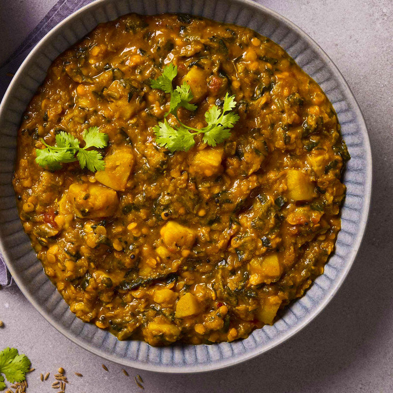 Aromatic Lentil and Sweet Potato Dahl with Rice - Proactive Foods 